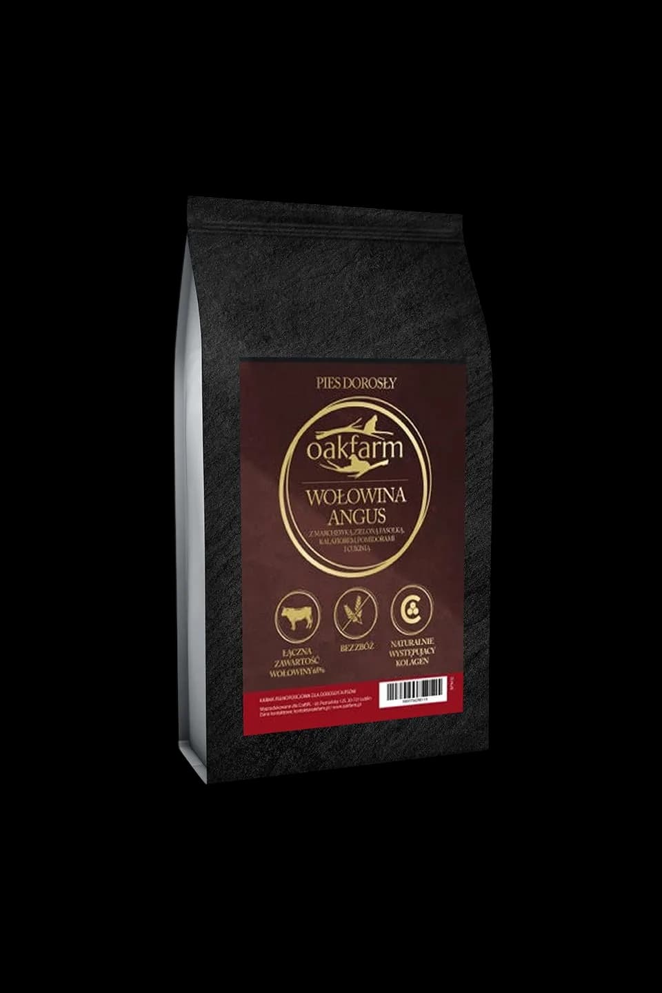 Wołowina angus z marchewką, zieloną fasolką, kalafiorem, pomidorami i cukinią - pies dorosły - 2kg - zdjęcie 1