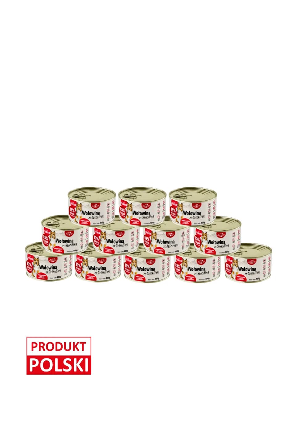 ZESTAWY - Wołowina ze spiruliną 12 x 400g - zdjęcie 1